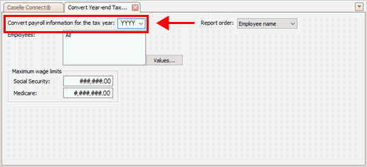 Convert Year-end Tax Information Image